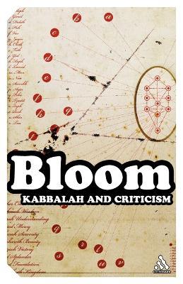 Kabbalah and Criticism - Harold Bloom - cover