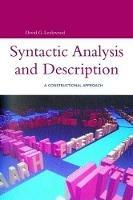 Syntactic Analysis and Description: A Constructional Approach - David Lockwood - cover