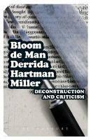 Deconstruction and Criticism - Harold Bloom,Jacques Derrida - cover
