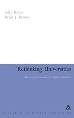 Rethinking Universities: The Social Functions of Higher Education