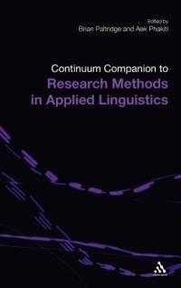 Continuum Companion to Research Methods in Applied Linguistics - cover