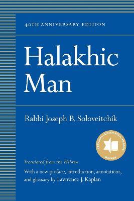 Halakhic Man - Joseph B. Soloveitchik - cover
