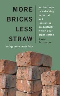 More Bricks Less Straw: Doing More with Less - Ancient Keys to Unlocking Potential and Increasing Productivity Within Your Organization - Dave Farrington - cover