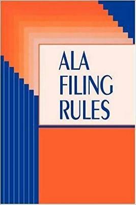 American Library Association Filing Rules - cover