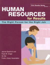 Human Resources for Results: The Right Person for the Right Job - cover