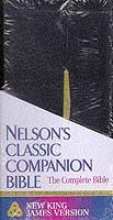 NKJV, Checkbook Bible, Compact, Bonded Leather, Black, Wallet Style, Red Letter: Holy Bible, New King James Version - Thomas Nelson - cover