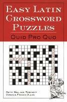 Easy Latin Crossword Puzzles - Betty Wallace Robinett,Virginia French Allen - cover