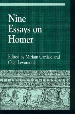 Nine Essays on Homer - cover