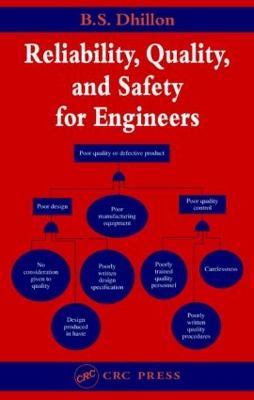 Reliability, Quality, and Safety for Engineers - B.S. Dhillon - cover