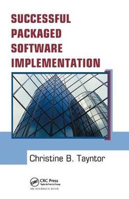Successful Packaged Software Implementation - Christine B. Tayntor - cover