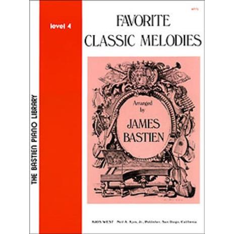  Favorite Classic Melodies Level 4 - James Bastien -  James Bastien - copertina