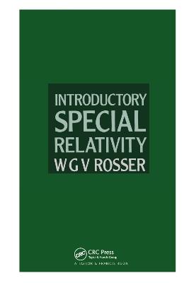 Introductory Special Relativity - W G V Rosser - cover