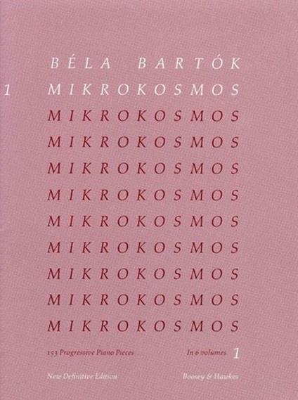  Mikrokosmos vol. 1. Pianoforte -  Bela Bartok - copertina