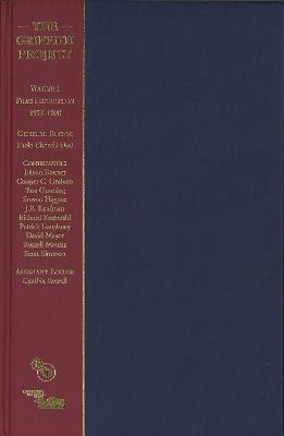The Griffith Project, Volume 1: Films Produced in 1907-1908 - Paolo Cherchi Usai - cover