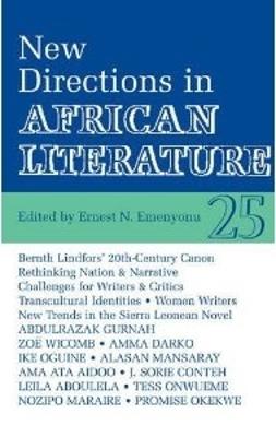 ALT 25 New Directions in African Literature - cover