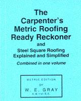 Carpenter's Metric Roofing Ready Reckoner - W.E. Gray - cover