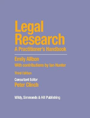Legal Research: A Practitioner's Handbook - Emily Allbon - cover