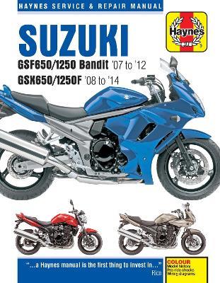 Suzuki GSF650/1250 Bandit & GSX650/1250F (07-14) Haynes Repair Manual - Phil Mather - cover