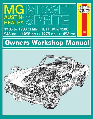 MG Midget & Austin-Healey Sprite (58 - 80) Haynes Repair Manual - Haynes Publishing - cover