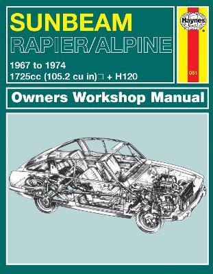 Sunbeam Alpine & Rapier Owners Workshop Manual: 67-74 - Haynes Publishing - cover