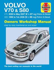 Volvo V70 / S80 Petrol & Diesel (98 - 07) Haynes Repair Manual