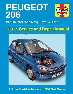 Peugeot 206 Petrol & Diesel (98 - 01) Haynes Repair Manual - Haynes Publishing - cover