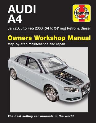 Audi A4 Petrol & Diesel (Jan 05 to Feb 08) Haynes Repair Manual - Haynes Publishing - cover