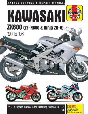 Kawasaki ZX600 (ZZ-R600 & Ninja ZX6) (90 - 06) - Haynes Publishing - cover