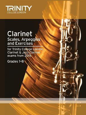 Clarinet Scales Grades 1-8 from 2015 - cover