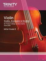 Violin Scales, Arpeggios & Studies Initial-Grade 8 from 2016