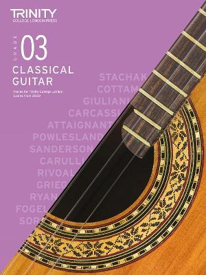 Trinity College London Classical Guitar Exam Pieces From 2020: Grade 3 - Trinity College London - cover