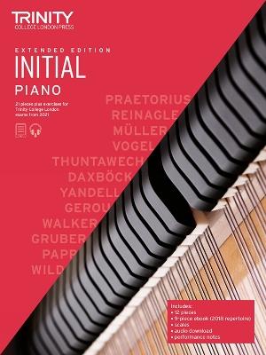 Trinity College London Piano Exam Pieces Plus Exercises From 2021: Initial - Extended Edition: 21 pieces plus exercises for Trinity College London exams 2021-2023 - Trinity College London - cover