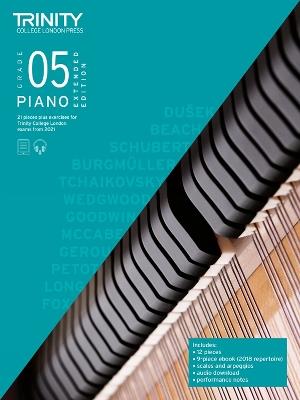 Trinity College London Piano Exam Pieces Plus Exercises From 2021: Grade 5 - Extended Edition - Trinity College London - cover