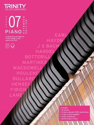 Trinity College London Piano Exam Pieces Plus Exercises From 2021: Grade 7 - Extended Edition: 21 pieces plus exercises for Trinity College London exams 2021-2023 - Trinity College London - cover