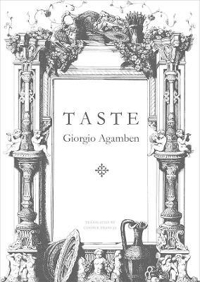 Taste - Giorgio Agamben - cover
