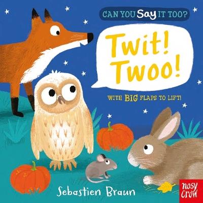 Can You Say It Too? Twit! Twoo! - Nosy Crow Ltd - cover