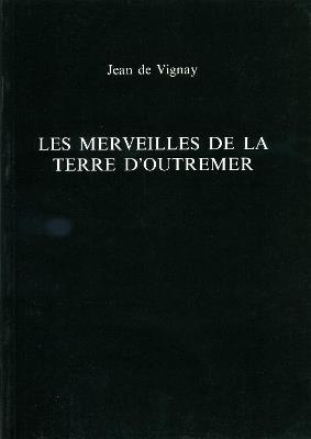 Les Merveilles de la Terre d'Outremer - Jean de Vignay - cover
