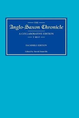 Anglo-Saxon Chronicle 1 MS F: Facsimile Edition - cover