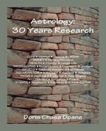 Astrology: 30 Years Research
