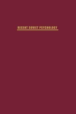 Recent Soviet Psychology - cover