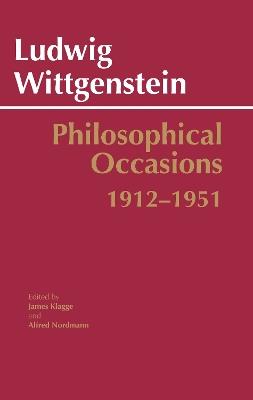 Philosophical Occasions: 1912-1951: 1912-1951 - Ludwig Wittgenstein - cover