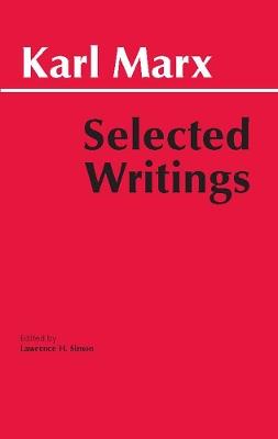 Marx: Selected Writings - Karl Marx - cover