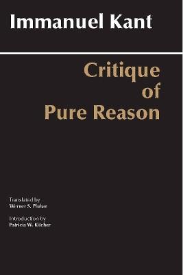 Critique of Pure Reason: Unified Edition (with all variants from the 1781 and 1787 editions) - Immanuel Kant - cover