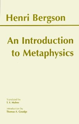 An Introduction to Metaphysics - Henri Bergson - cover