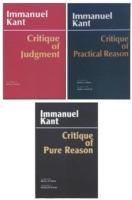 Three Critiques, 3-volume Set: Vol. 1: Critique of Pure Reason; Vol. 2: Critique of Practical Reason; Vol. 3: Critique of Judgment - Immanuel Kant - cover