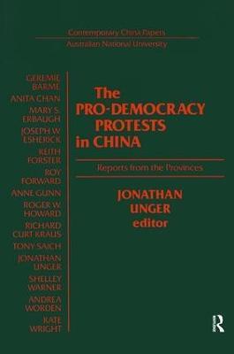The Pro-democracy Protests in China: Reports from the Provinces - J. Unger - cover