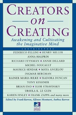 Creators on Creating: A New Consciousness Reader - Frank Barron - cover