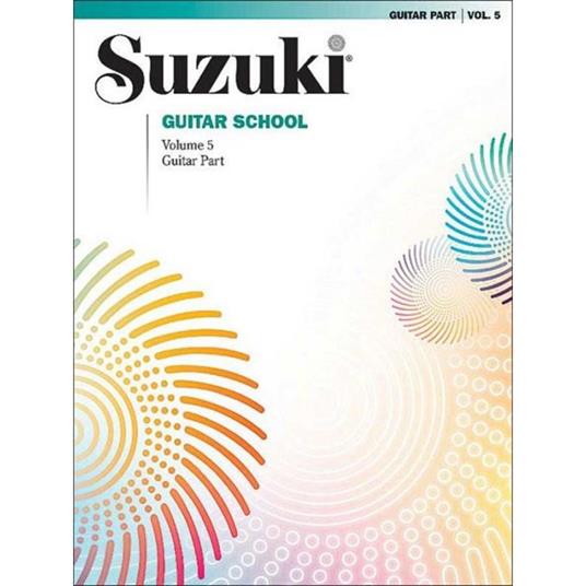  Suzuki Guitar School Guitar Part, Volume 5 - metodo per chitarra - copertina