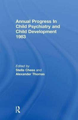1983 Annual Progress In Child Psychiatry - cover