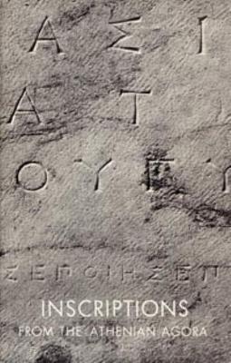 Inscriptions from the Athenian Agora - Benjamin D. Meritt - cover